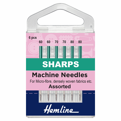 H105.99 Sharps Assorted Size Sewing Machine Needle..